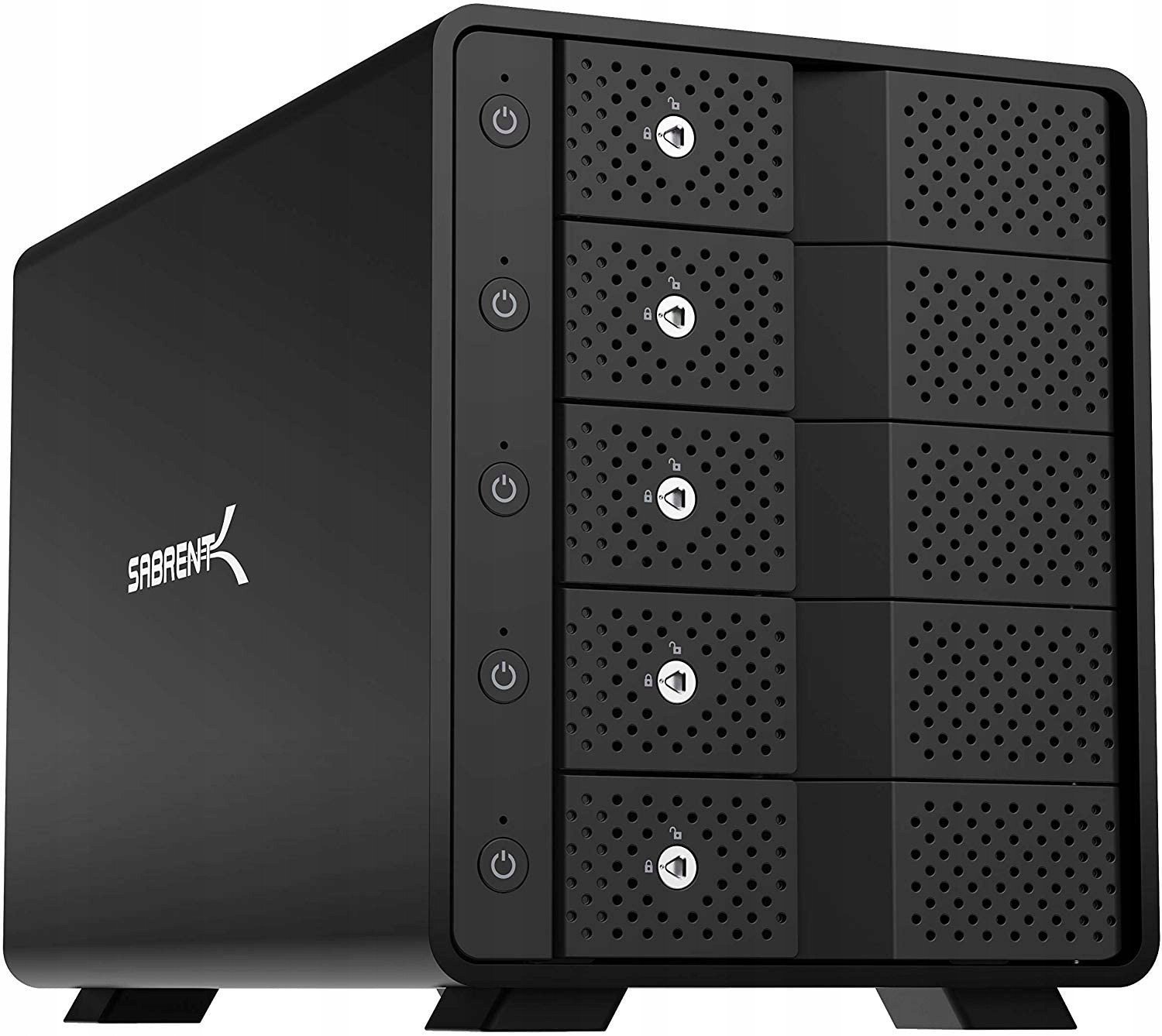 SABRENT Stacja dokująca do dysków twardych 5 Bay USB C 10 Gbps SSD HDD Dock DS-SC5B