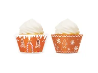 Ciasta i półprodukty do ciast - Papilotki na babeczki Piernik na Boże Narodzenie - 12 szt. - miniaturka - grafika 1