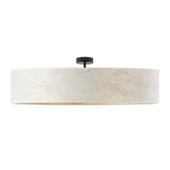 Lampy sufitowe - Elegancki plafon z marmurowym kloszem GRENADA MARMUR fi - 100 cm - miniaturka - grafika 1