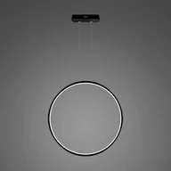 Lampy sufitowe - Lampa wisząca Ledowe okręgi No.1 X Φ80 cm in 4k czarna ściemnialna Altavola Design - miniaturka - grafika 1
