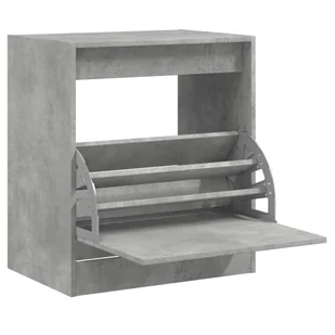 vidaXL Szafka na buty betonowa szara 60x42x69 cm materiał drewnopochodny - Szafki na buty vidaXL Szafka na buty betonowa szara 60x42x69 cm materiał drewnopochodny - Szafki na buty - miniaturka - grafika 1