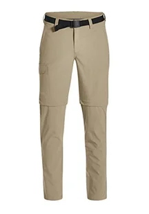 Maier Sports męskie spodnie TORID Slim Zip Wander, beżowy, 32 133023 - Bielizna sportowa męska - miniaturka - grafika 1