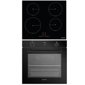 Zestawy AGD - Zestaw piekarnik z płytą indukcyjną PO78072008SBL62430FMB Pyramis - miniaturka - grafika 1