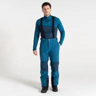 Spodnie męskie - Dare 2b - Męskie Spodnie Narciarskie z Szelkami Achieve II Niebieski, Rozmiar: Xxxl - miniaturka - grafika 1