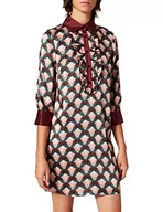 Sukienki - Sisley Sukienka damska, Pink Pattern Print 61u, 46 PL - miniaturka - grafika 1