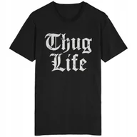 Koszulki męskie - Thug Life Koszulka 2Pac Tupac Shakur Makaveli Rap - miniaturka - grafika 1