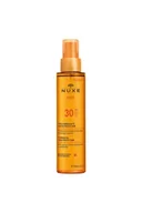 Balsamy i kremy do opalania - Nuxe POLSKA SP Z O.O Sun SPF 30 Brązujący olejek do opalania twarzy i ciała 150 ml 7057023 - miniaturka - grafika 1