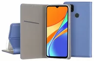 Etui i futerały do telefonów - Magnet Pokrowiec Smart do Xiaomi Redmi 9C granatowy - miniaturka - grafika 1