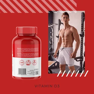 MP SPORT Vitamin D3 8000IU - 200tabs - Witamina D-3 - Witaminy i minerały dla sportowców - miniaturka - grafika 6