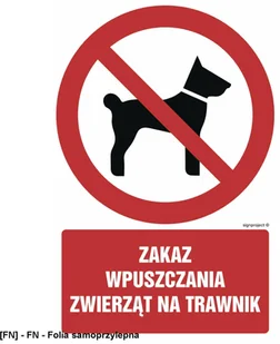 SIGNPROJECT GC067 - Zakaz wstępu z lodami 350x525 - Tablice BHP - miniaturka - grafika 1