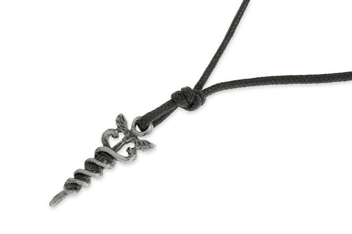 Wisior Naszyjnik Kaduceusz Amulet Talizman