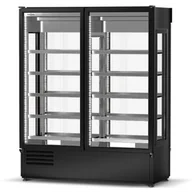 Szafy i witryny chłodnicze - Szafa chłodnicza czterostronnie przeszklona RAPA SCh-4S/NW/W/BP 1400 - miniaturka - grafika 1
