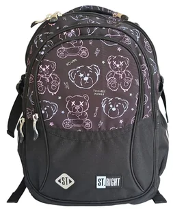 STR Plecak 4 komorowy BP01 Evil Bear St.Right - Plecaki szkolne i tornistry - miniaturka - grafika 1