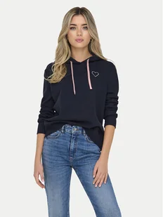 ONLY Bluza Noli 15312874 Granatowy Regular Fit - Bluzy damskie - miniaturka - grafika 1