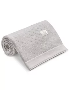 Yosoy Koc 100% merino wool Stars krem melanż - Koce i narzuty dla dzieci - miniaturka - grafika 1