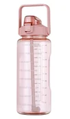 Shakery i bidony sportowe - Butelka 2000ml bidon sportowy PC BPA FREE na wodę napój przezroczysta - miniaturka - grafika 1