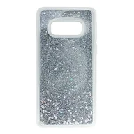Etui i futerały do telefonów - Babaco Etui na telefon do Iphone 7 PLUS / 8 PLUS płynny efekt brokatu, różowy - miniaturka - grafika 1