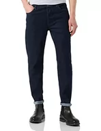 Spodenki męskie - HUGO Męskie spodnie dżinsowe 634, ciemnoniebieskie 403, 30 W/32 l - miniaturka - grafika 1