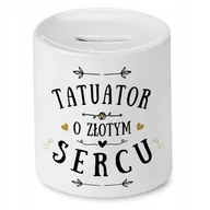 Skarbonki - Dla Tatuatora Skarbonka na Urodziny na Prezent z Nadrukiem ze Zdjęciem + Opakowanie na prezent (wzór 04) - miniaturka - grafika 1