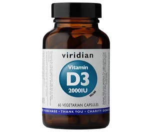 Viridian WITAMINA D3 60 szt. - Witaminy i minerały - miniaturka - grafika 1