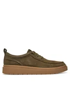 Półbuty męskie - Clarks Półbuty Polden Moc 26180869 Zielony - miniaturka - grafika 1