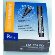Markery permanentne - Tetis Marker permanentny 1-2.0mm czarny KM102-VO MC5217 - miniaturka - grafika 1