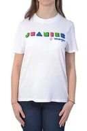 Koszulki i topy damskie - KOSZULKA DAMSKA WRANGLER HIGH RIB REGULAR TEE WHITE T-SHIRT DAMSKI - miniaturka - grafika 1