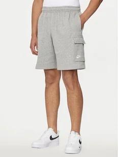 Nike Szorty sportowe CZ9956 Szary Standard Fit - Spodenki męskie - miniaturka - grafika 1
