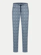 Spodnie męskie - Bugatti Chinosy 4036 56818A Niebieski Slim Fit - miniaturka - grafika 1