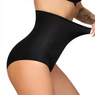 Majtki damskie - MEDINOVA majtki FIGI damskie wyszczuplające WYSOKI STAN modelujące GŁADKIE - miniaturka - grafika 1