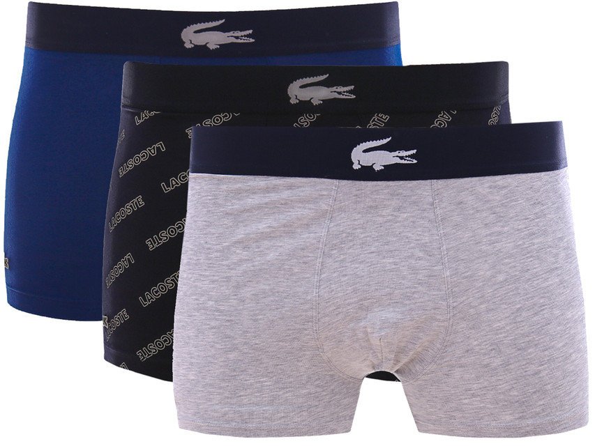Lacoste, Bokserki męskie, 3 Pak, 5H1774 BCK, rozmiar M