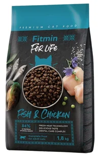 FITMIN FOR LIFE CAT ADULT FISH & CHICKEN - 8KG - Sucha karma dla kotów - miniaturka - grafika 2