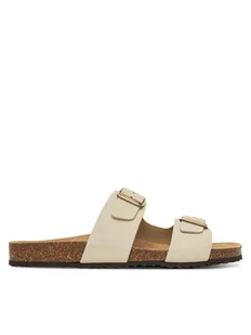 Geox Klapki Brionia D35LSL 00032 C1122 Écru - Klapki i japonki damskie - miniaturka - grafika 1