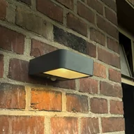 Lampy ogrodowe - Megatron Wandia kinkiet solarny LED, czujnik - miniaturka - grafika 1