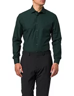 Koszule męskie - Seidensticker Męska koszula z długim rękawem o kroju slim fit, zielony, 38 - miniaturka - grafika 1