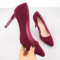 Czółenka - Czółenka zamszowe Sergio Leone 1339 W SK428C - miniaturka - grafika 1