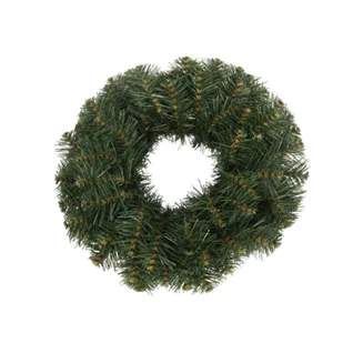 Wianek sztuczny świerkowy 45 cm - Ozdoby bożonarodzeniowe - miniaturka - grafika 1