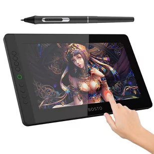 Bosto Tablet graficzny BT-13HDK-T 13.3'' LCD z piórem i panelem dotykowym - Tablety graficzne - miniaturka - grafika 1