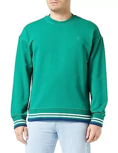United Colors of Benetton Męska bluza z kapturem G/C M/L 33mnu104w z siatki, zielona 256, XL, Zielony 256, XL - Bluzy męskie - miniaturka - grafika 1