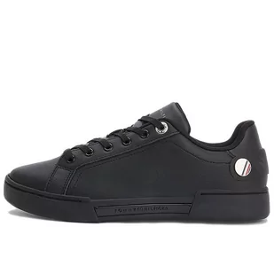 Buty Tommy Hilfiger Button Detail Court FW0FW06733-BDS - czarne - Buty sportowe męskie - miniaturka - grafika 3