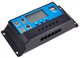 Regulator napięcia paneli ładowania solarnych PWM 12V/24V 40A LCD VOLT POLSKA - Akcesoria do kolektorów i fotowoltaiki - miniaturka - grafika 3