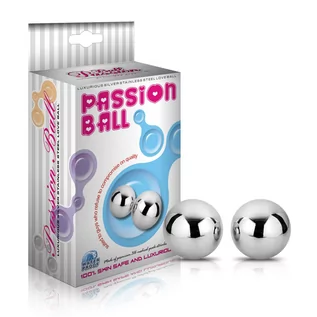 Kulki gejszy - Passion Dual Balls Silver - grafika 1