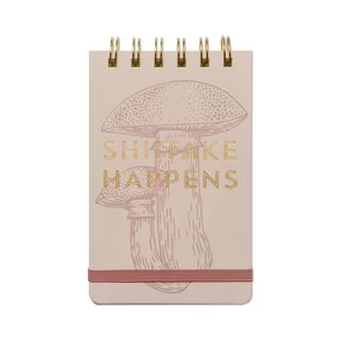 Notatnik 80 Stron 'Shiitake Happens' | Designworks Ink - Notesy i bloczki - miniaturka - grafika 1