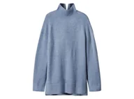 Swetry damskie - esmara® Sweter damski dzianinowy (Niebieski, S(36/38)) - miniaturka - grafika 1