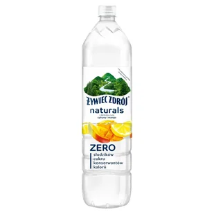 Żywiec Zdrój Naturals Napój niegazowany z delikatną nutą cytryny i mango 1.2 l - Woda - miniaturka - grafika 1