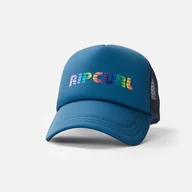 Czapki damskie - Damska Czapka z daszkiem RIP CURL FOIL PUMP TRUCKER HAT GCAJT1_9177 – Niebieski - miniaturka - grafika 1