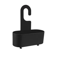 Półki łazienkowe - Pólka łazienkowa zawieszana na baterie Easy czarny mat Sensea - miniaturka - grafika 1