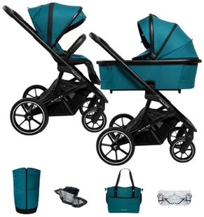 Muuvo, Slick 2.0, wózek wielofunkcyjny, 2w1, Tropical Green - Wózki dziecięce - miniaturka - grafika 1