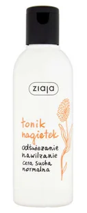 Ziaja Tonik nagietek sucha normalna 200ml - Toniki i hydrolaty do twarzy - miniaturka - grafika 1