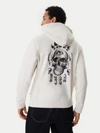 Bluzy męskie - RVCA Bluza All Seeing Hoodie EVYSF00133 Beżowy Regular Fit - miniaturka - grafika 1